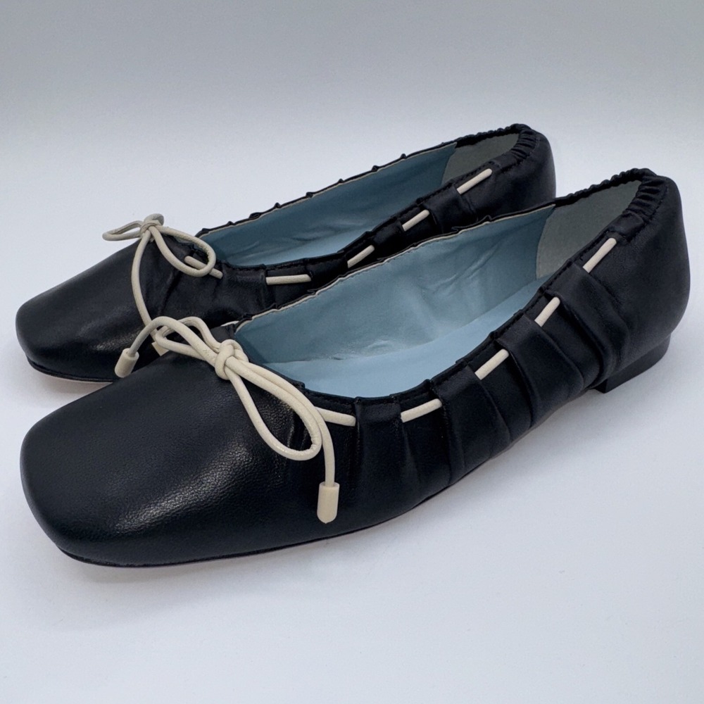 Frances Valentine Loafers Women's Size 7 B Blue Leather Limited Edition Sample - Picture 9 of 14